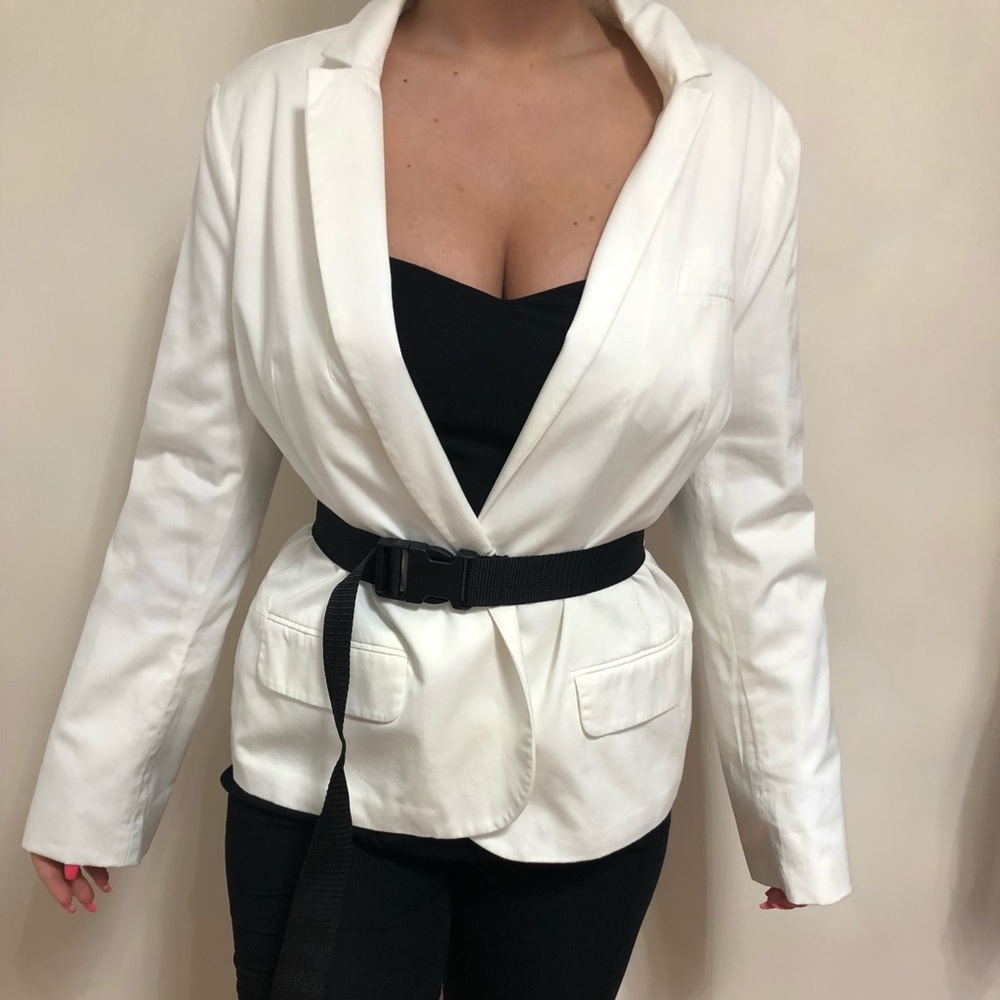 White blazer